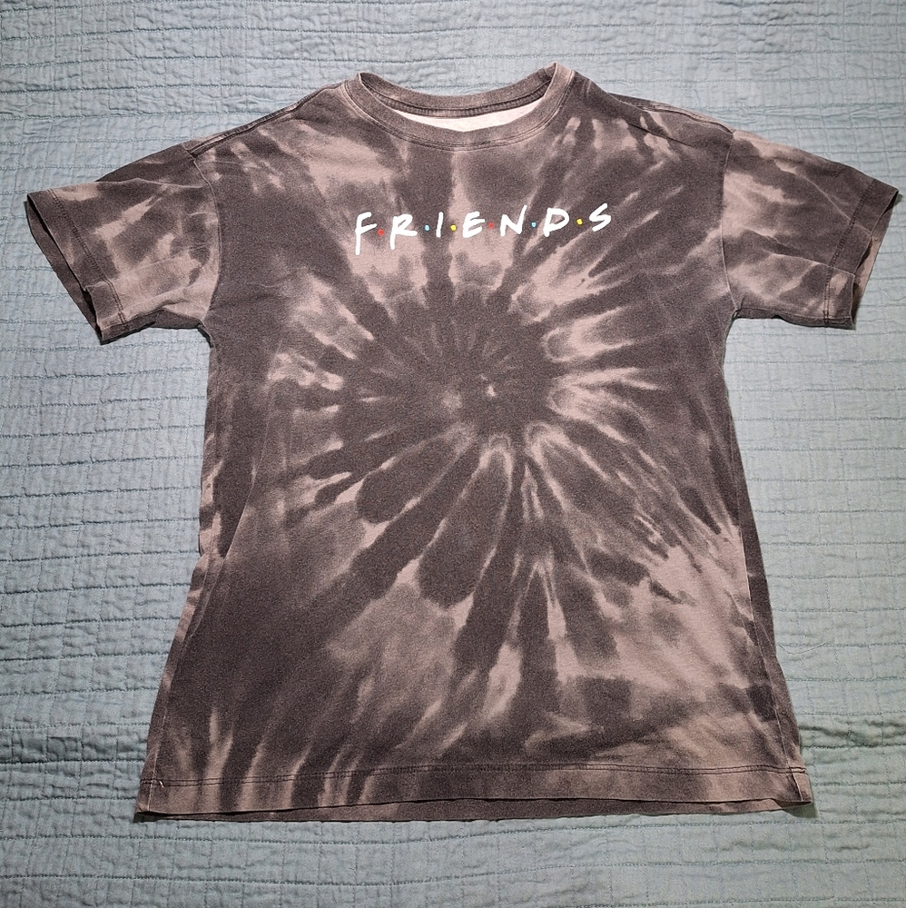 Unbranded FRIENDS T-Shirt Youth Size XXL Grey Tie Dye